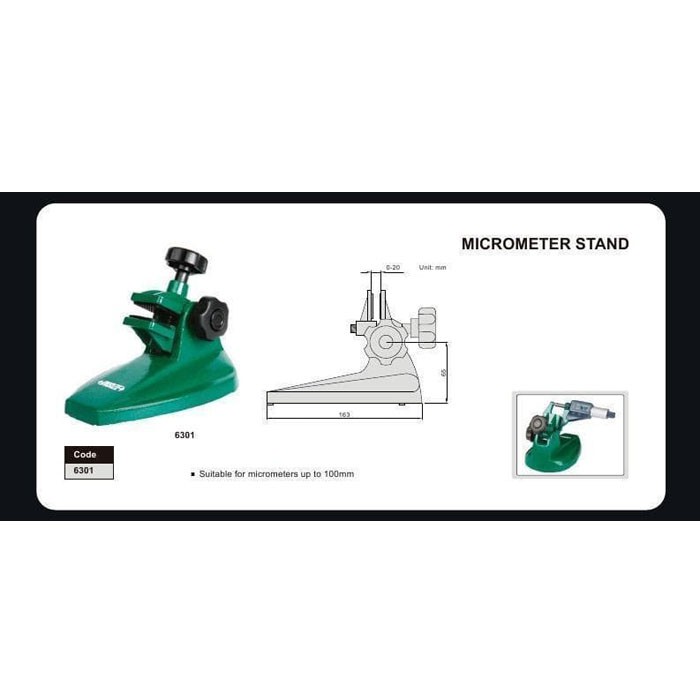 INSIZE 6301 Micrometer Stand