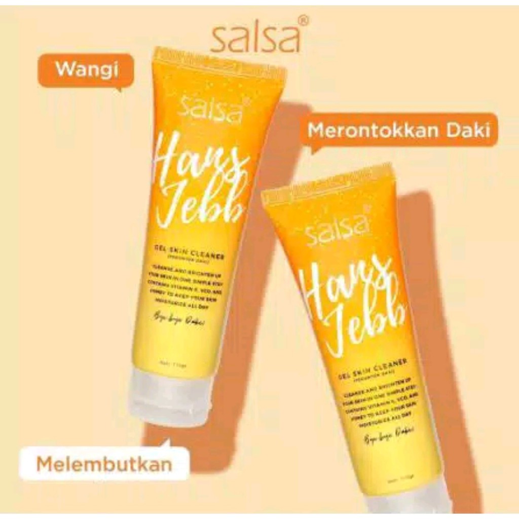 Salsa Hans Jebb | Gel Skin Cleaner | Perontok daki