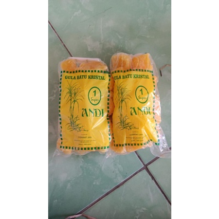 Gula Batu / Gula Batu Kuning / Kemasan 1 kg