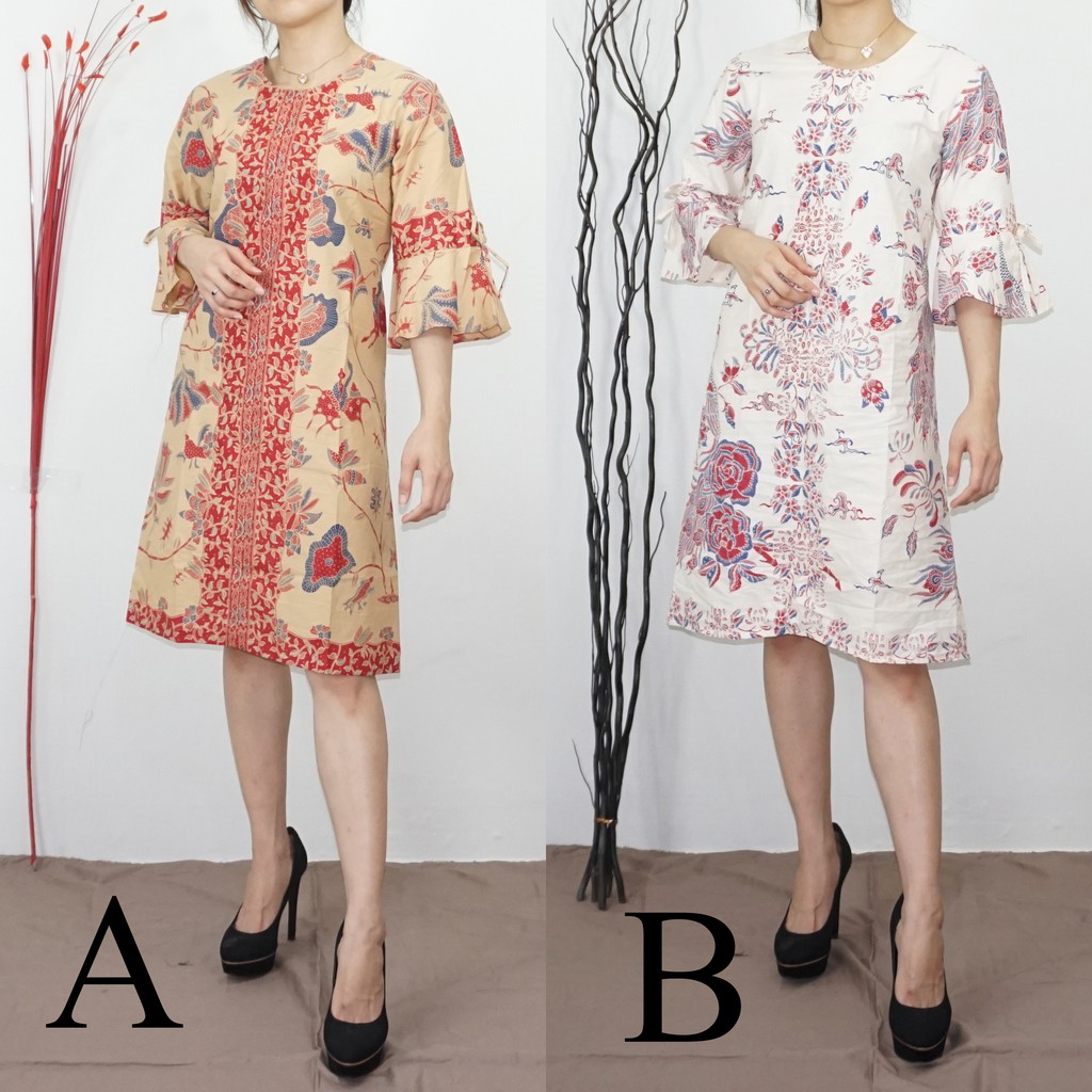 Batik wanita modern dress batik Emma Dress - Emma 01, Emma 02