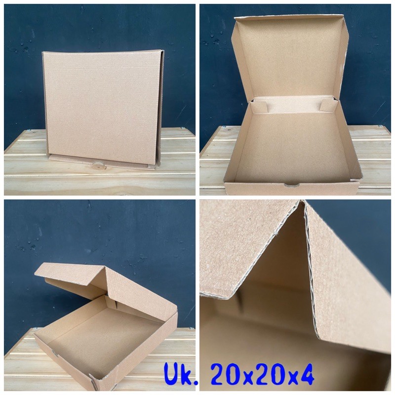 

kardus box packaging ukuran 20x20x4cm