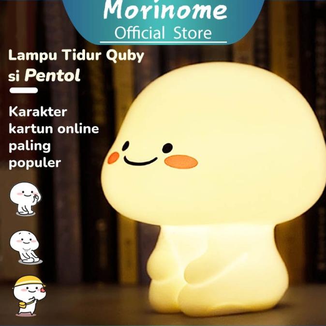 Lampu Tidur Quby Pentol Star Moly Lampu Pentol Night Lamp ready
