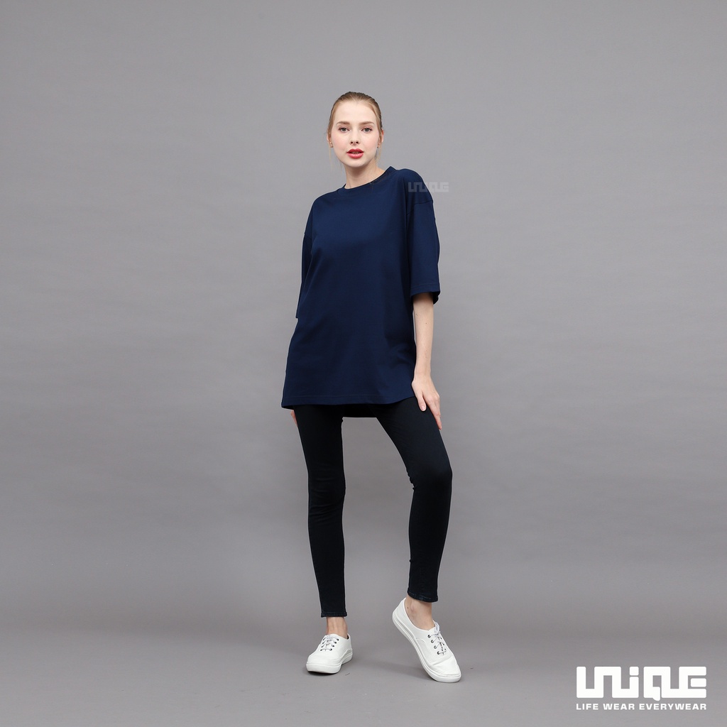 UNIQUE - (Basic Series) Kaos Polos Oversize Basic Midnight Blue