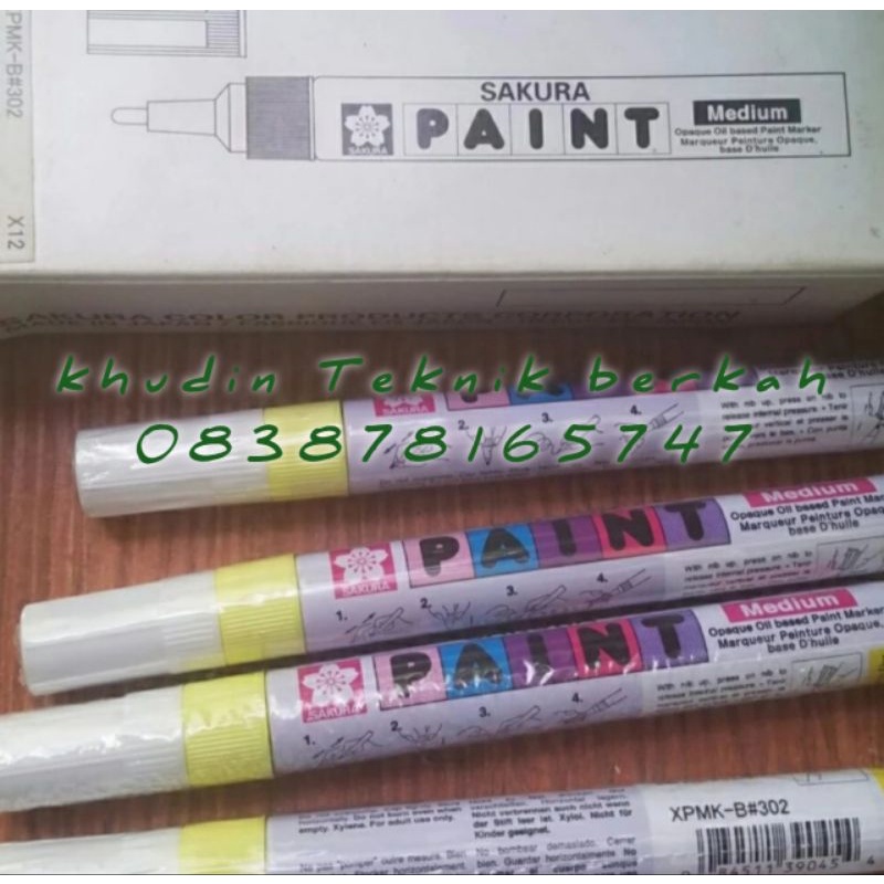 

Spidol Markal Valve Action Paint Merker Liquid Paint White