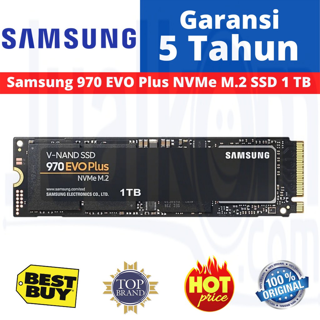 Samsung SSD 970 EVO Plus 1TB NVMe M.2 PCIe High Performance