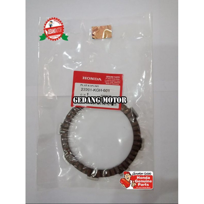 KAMPAS KOPLING / PLAT KAMPAS KOPLING/ PLAT GESEK- TYPE SEPEDA: CB150R, CBR150, CS1, SONIC ORI AHM
