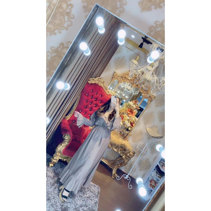 Gamis Long Dress Zaskia Rayon Twill by rgb