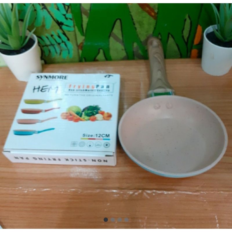 CUCI GUDANG Pan goreng GRANITE diameter 12cm "SYNMORE" Mini (double turun harga) (NYARIS MODAL)