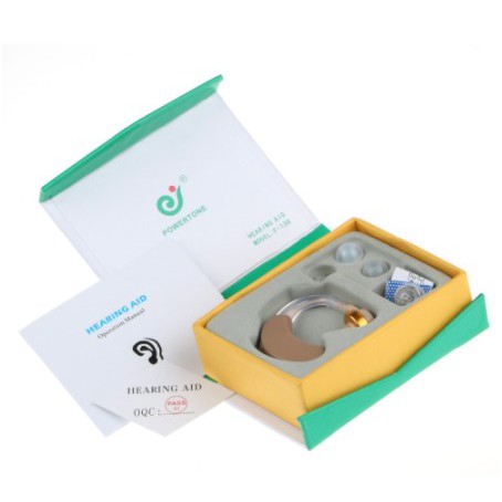 [ALAT BANTU PENDENGAR] - TaffOmicron Earphone Alat Bantu Dengar Pengeras Suara Hearing Aid - F-138