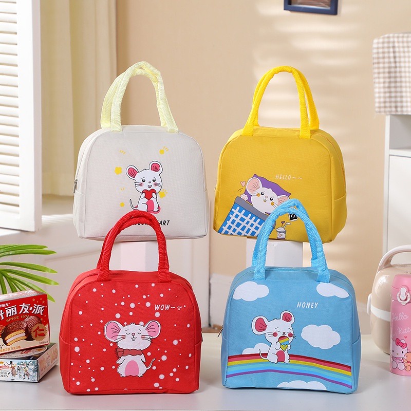 Tas Bekal Karakter/Iconic Insulated Lunch Bag Cooler WAJAH KARTUN -Tas Bekal Makan