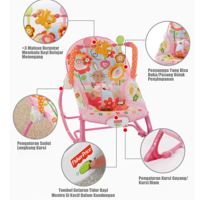 Rocker Bayi / Baby Bouncer / Bouncer Baby / Bouncer / Kursi Goyang Bayi / Kursi Goyang Anak / Toddler kursi bayi Kursi goyang getaran bayi