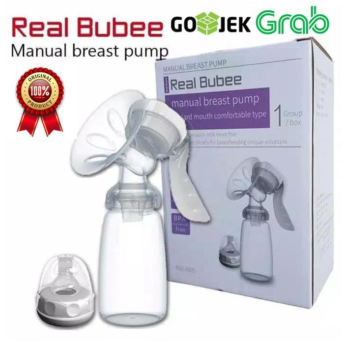 Real Bubee | Quitee Pompa Asi Manual berkualitas BPA Free