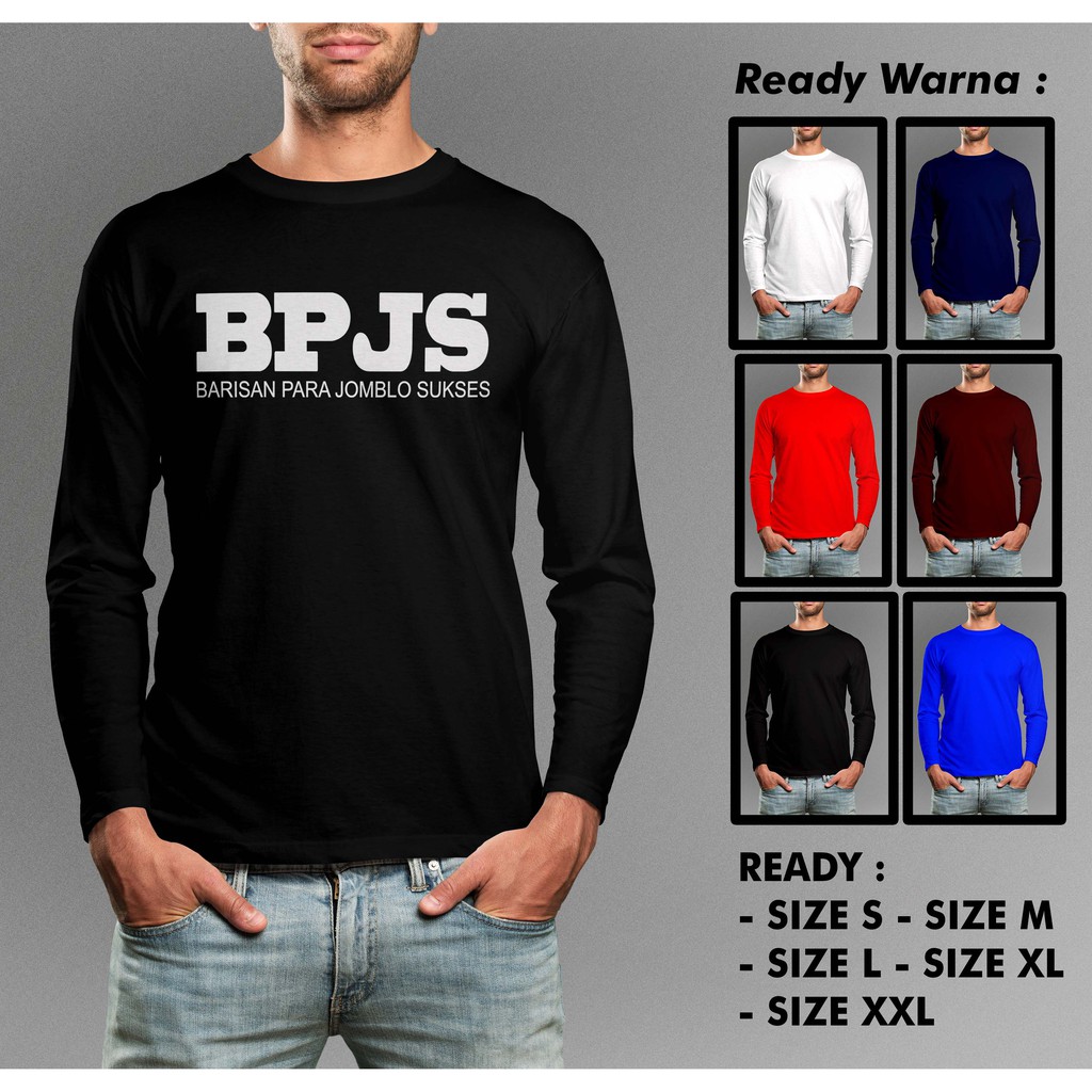 Kaos Kata BPJS Bangsa Para Jomblo Shopee Indonesia