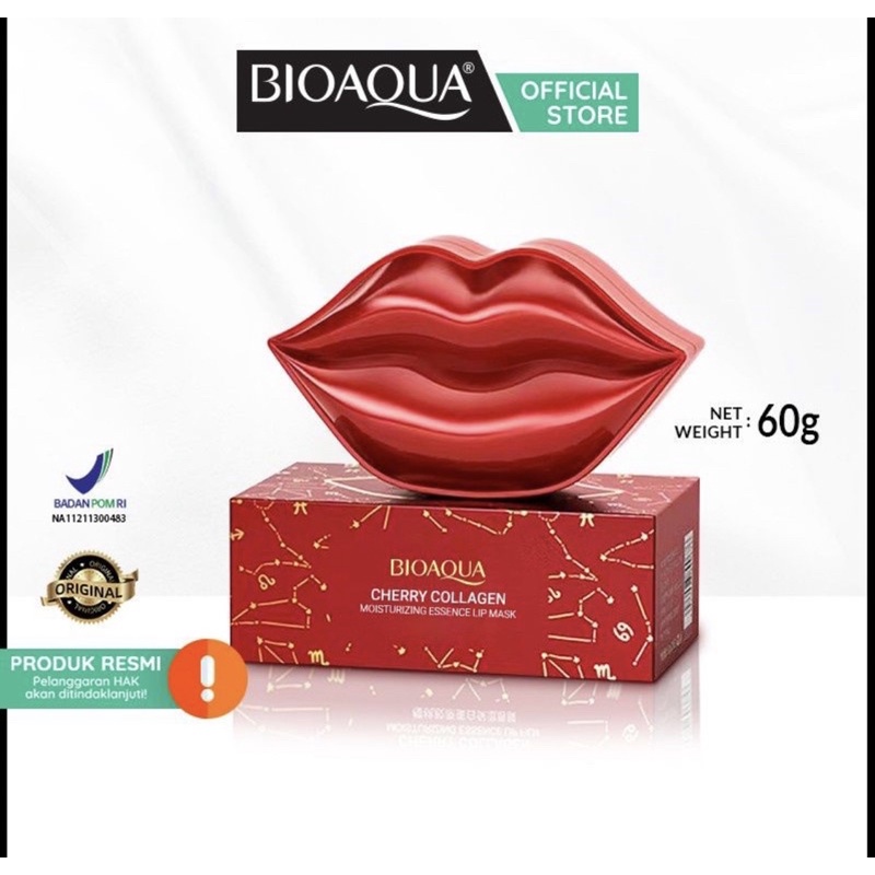 { PREE ORDER } [BIOAQUA] Masker Bibir Cherry Collagen BPOM