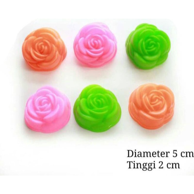 Cetakan Agar Mawar / Cetakan Kue Putu Ayu / Cokelat / Cetakan Kue Kering