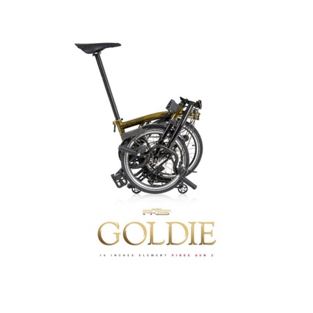 Sepeda Lipat 16 Element Pikes Gen2 Goldie