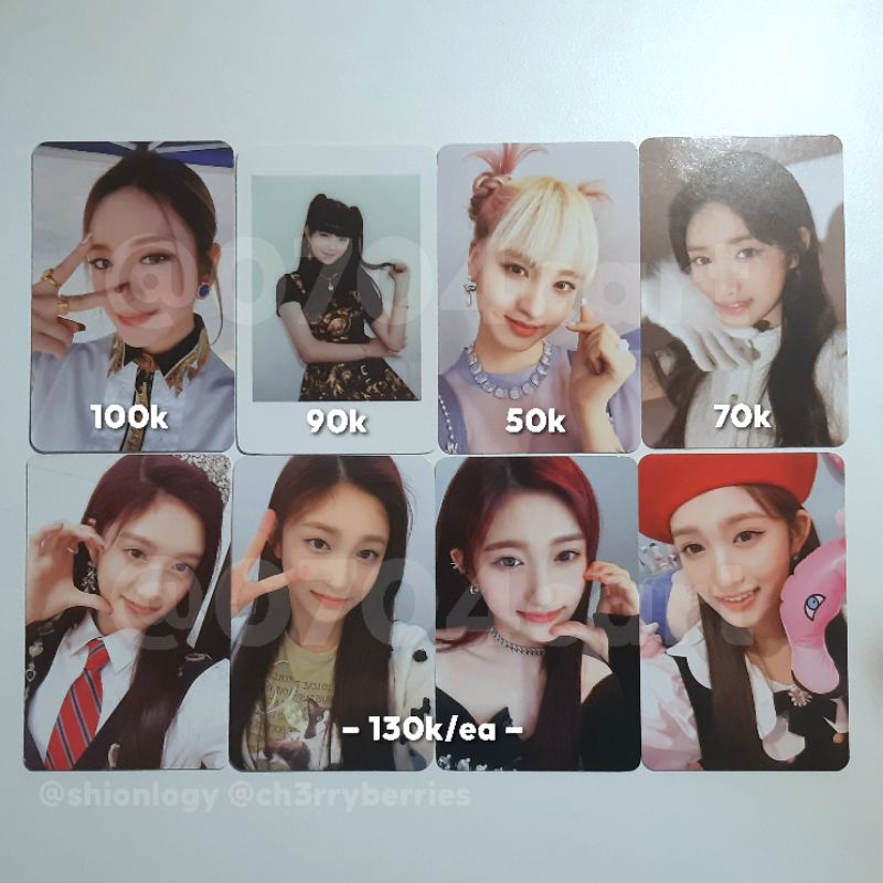 IVE Yujin Rei Liz Leeseo Eleven Love Dive Makestar Withdrama LD V2 POB SSQ Heart SW Withmuu R1 R2 R3