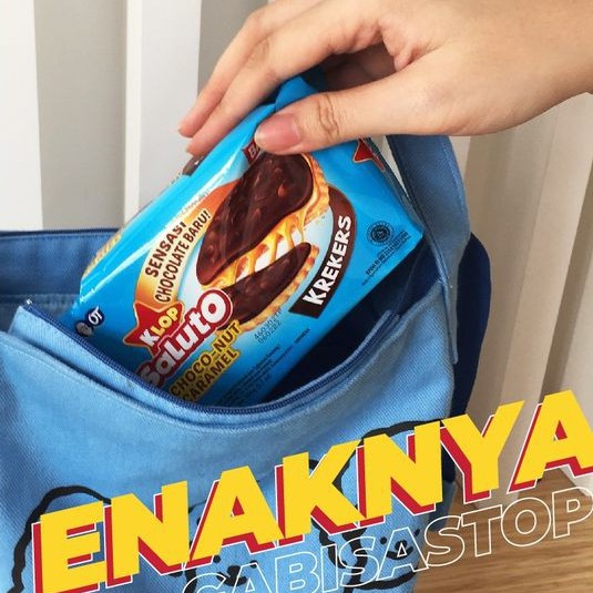 [HALAL] NEW Biskuit KLOP Saluto Choco Nut Caramel 105gr
