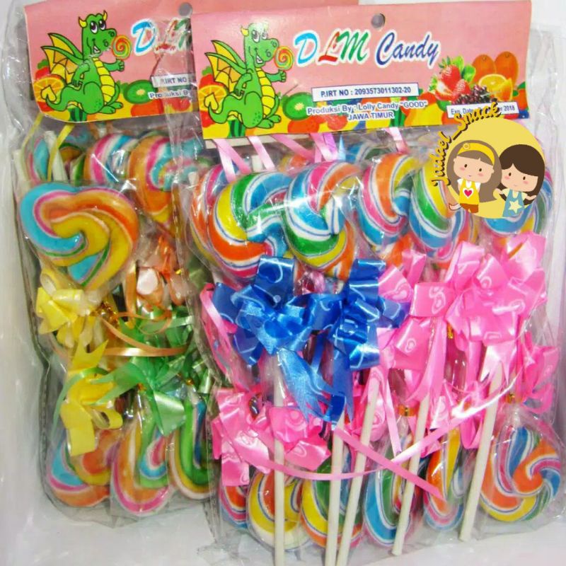 Permen Lolipop - Permen Lolipop warna  warni by Jadoel Snack