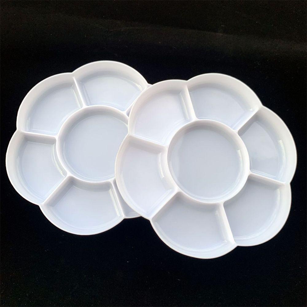 Solighter Round Palette Supply Pigment Tray Perlengkapan Lukis Art Paint Tray