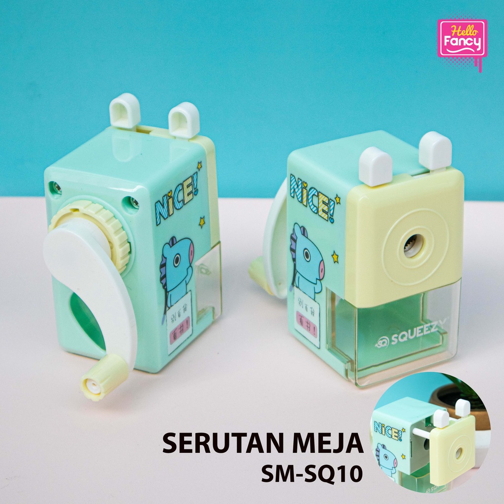 

Serutan Pensil / Rautan Putar / Rautan Meja / Rawutan Putar SM-SQ10