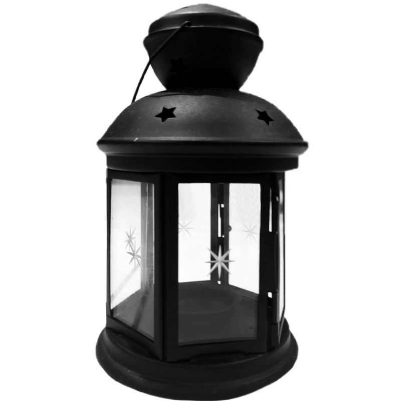 BLACK LANTERN WITH STARS TEMPAT LILIN HITAM BINTANG BINTANG