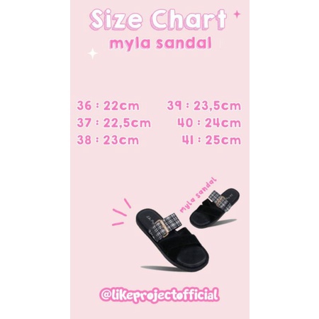 Sandal Flat Limited Edition &quot;Myla Sandal&quot; Like Project