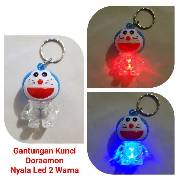 ❤ COD ❤ GANTUNGAN KUNCI DORAEMON KELAP KELIP