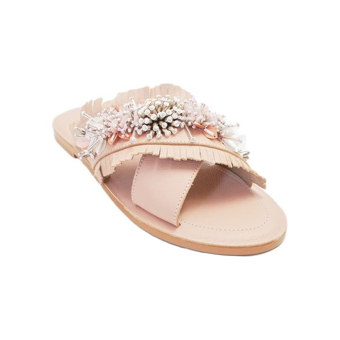PVRA Sandal Wanita New Cavva Frill Nude