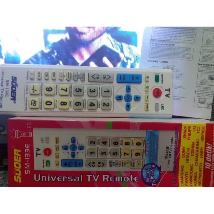 Remot TV Multi Fungsi Untuk TV Tabung, LCD atau pun LED