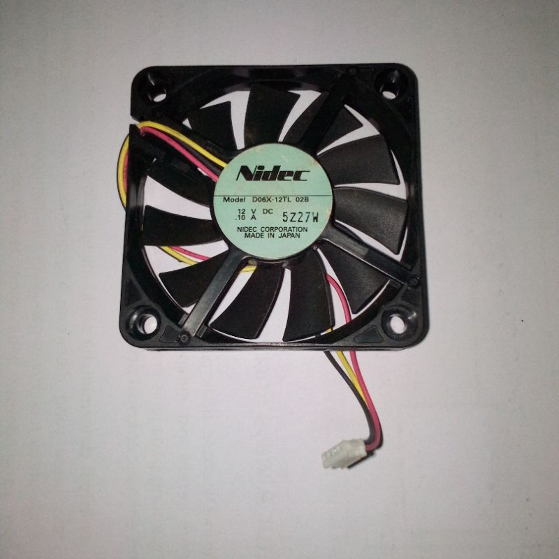 FAN 6CM KIPAS ORIGINAL NIDEC D06X-12TL 02B 12V 0.10A 3PIN GARANSI