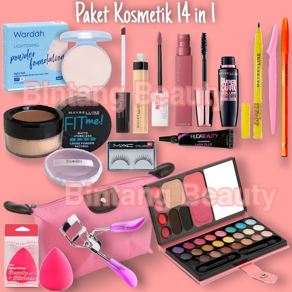 harga 1 paket alat make up wardah