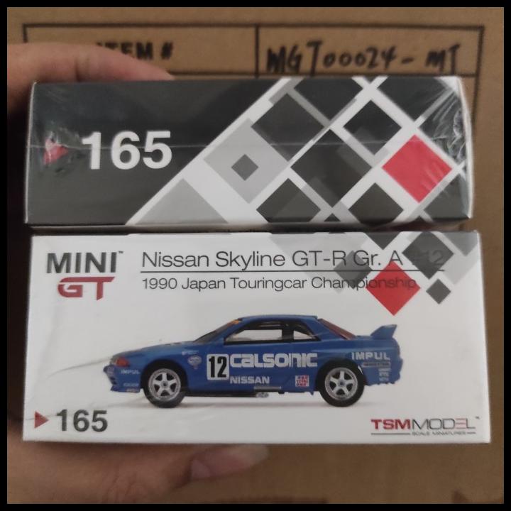 Mini Gt 165 Nissan Skyline Gtr R32 Gr. A Calsonic #12 1990 Japan