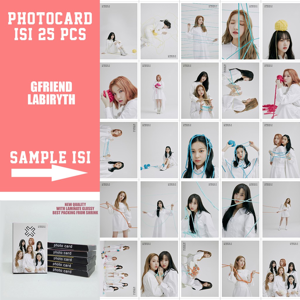 Photocard gfriend 1pack isi 25pcs (cod )