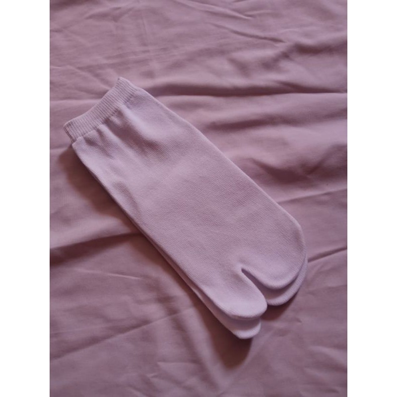 Kaos kaki pendek jempol semata kaki-Putih
