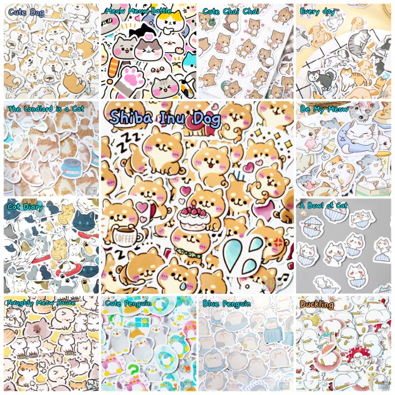 

Stiker Dekoratif DIY Set isi 15 Stiker - Animal Cartoon part 1