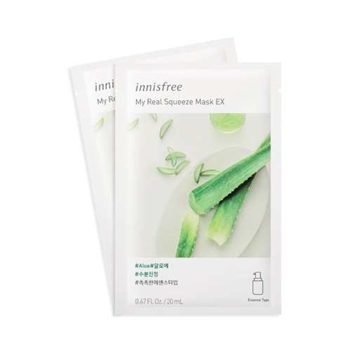 INNISFREE MY REAL SQUEEZE Sheet Mask Ori korea