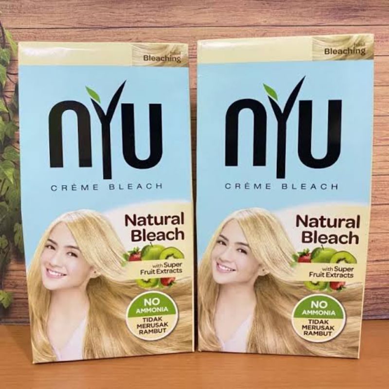 ORIGINAL NYU CREME HAIR COLOUR NATURAL BLEACHING / CAT PEWARNA RAMBUT NYU BLEACHING