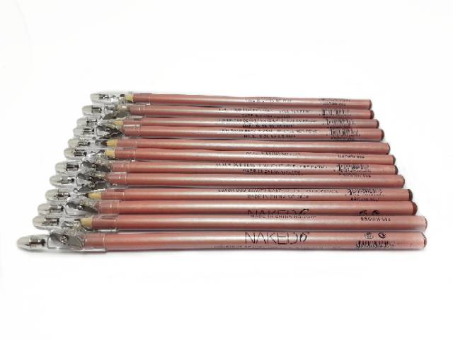 PENCIL ALIS NAKED6 SERUT LUSINAN / OBRAL PENSIL ALIS