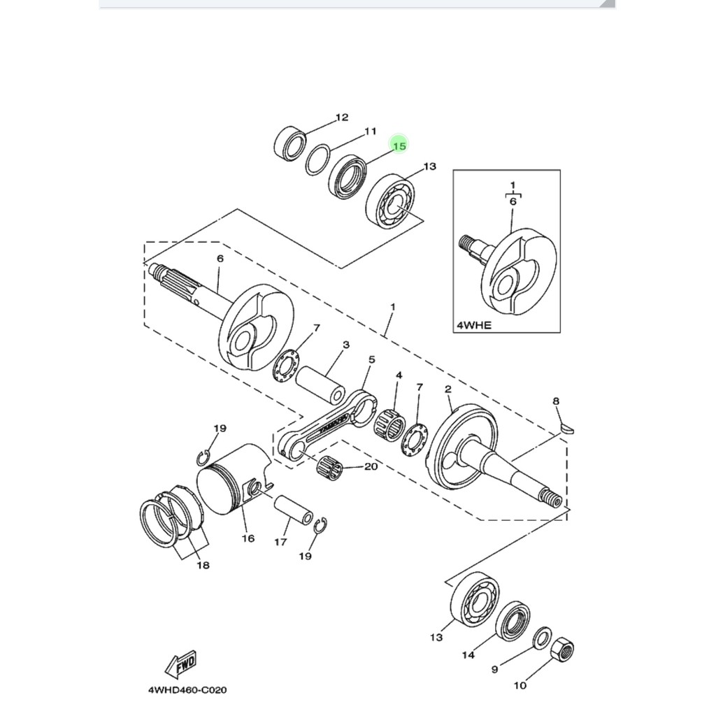 SIL SEAL KRUK KREK AS KANAN DOUBLE PER ALFA CHAMP FORCE 1 F1ZR FIZR F1Z FIZ R YGP 93103-32807