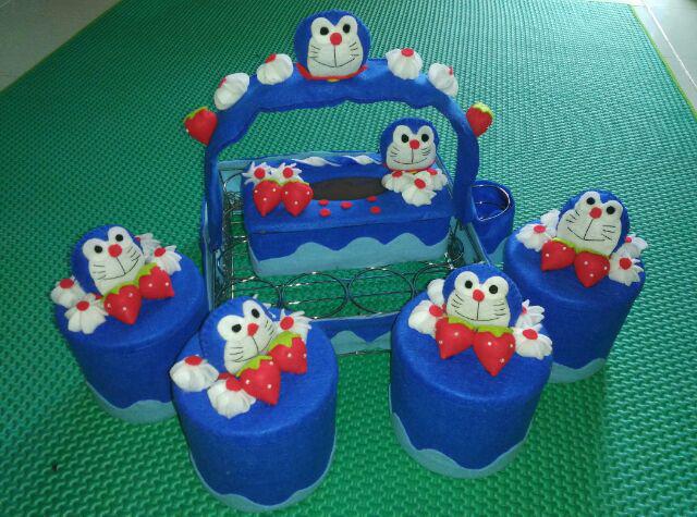 Toples Set Flanel + Keranjang Aqua  16 Lubang