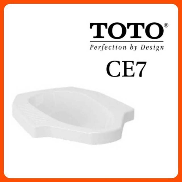 Closet Jongkok Toto CE7 / WC Jongkok Toto Only Gosend Atau Grab