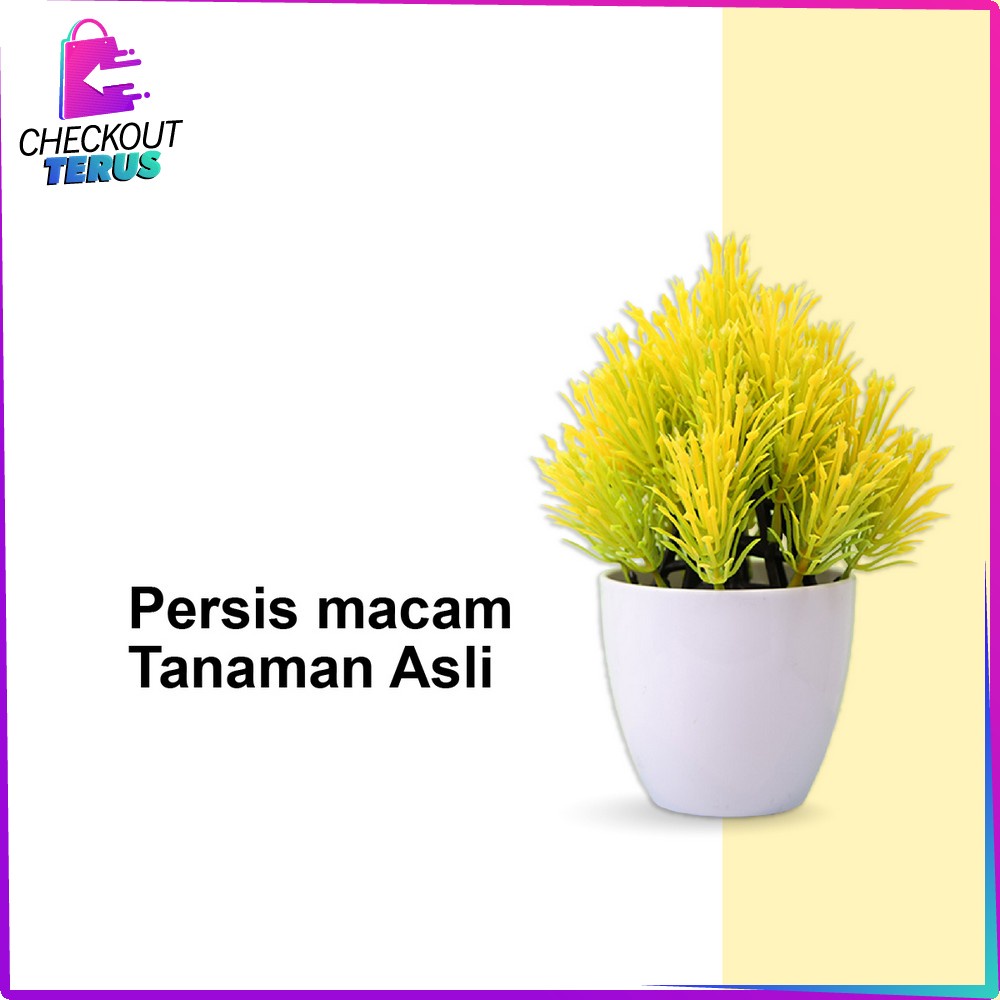 CT C600 C605 Bunga Artificial Dekorasi Rumah Hiasan Pajangan Bunga Hias Plastik Tanaman Hias Artificial Flower