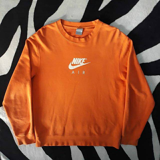 nike orange crew neck