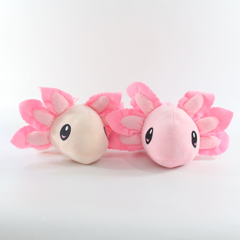Mainan Boneka Stuffed Plush Kartun Axolotl 3 Warna 35cm Untuk Anak / Dewasa