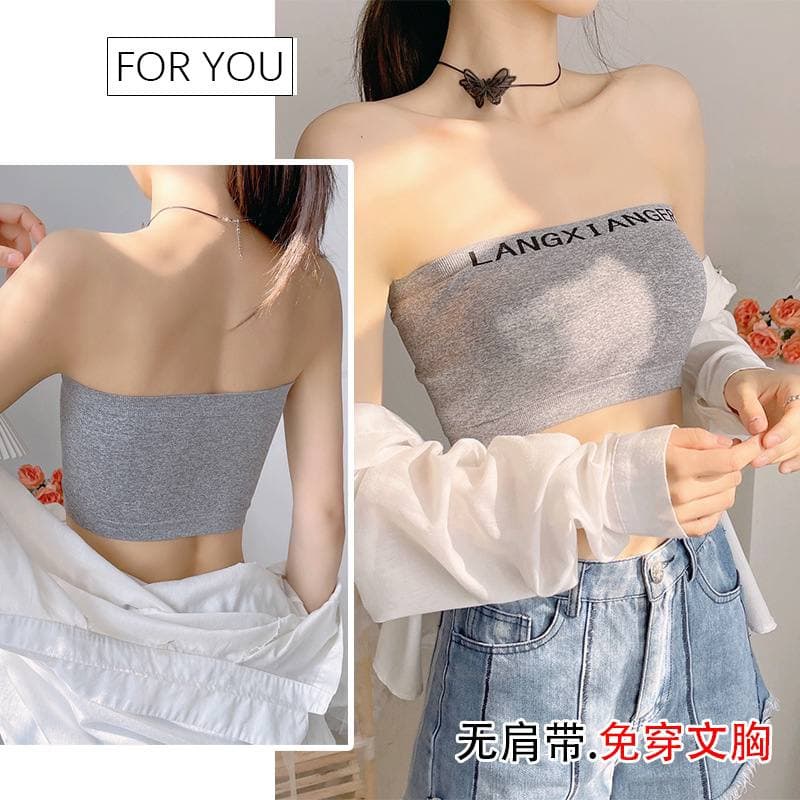 YAGOO - Bra Crop Top Kemben Pendek Wanita Sexy Model Tanpa Tali  Murah Atasan Sexy / Kemben Korea BRA36