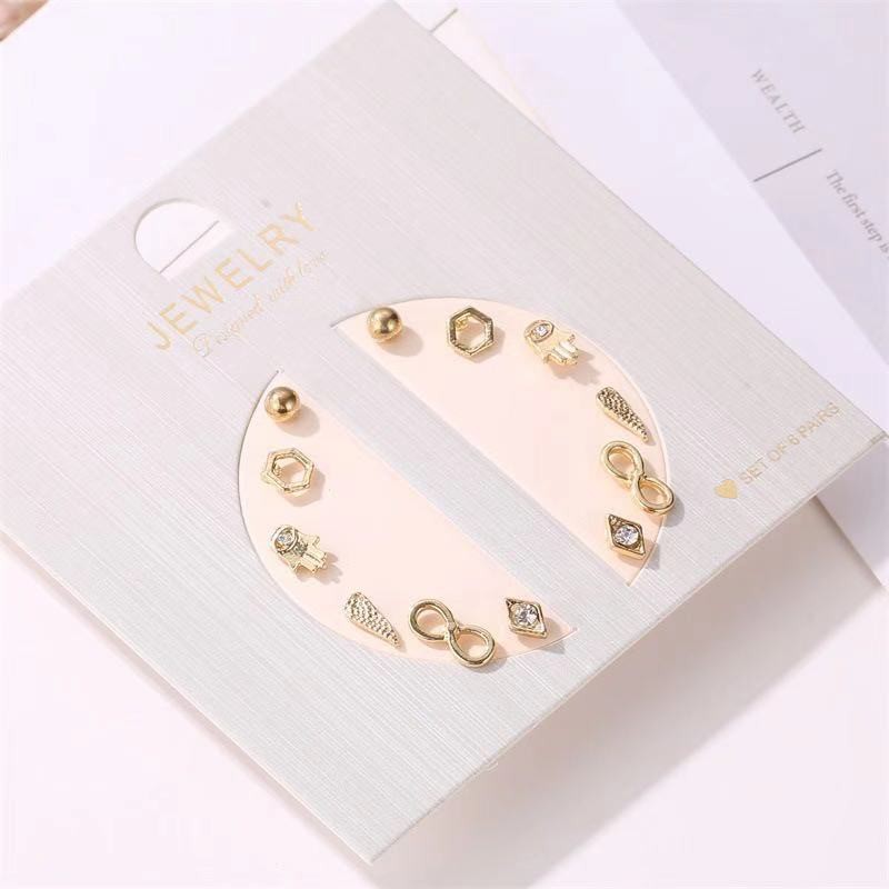 Set Anting Gaya Korea Untuk Wanita / Aksesoris Fashion Anting Set Gaya Korea Import