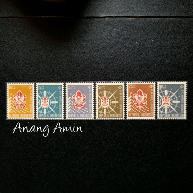 

LOT.F36 PRANGKO INDONESIA I-41 6V JAMBORE SEDUNIA KE 10 1959