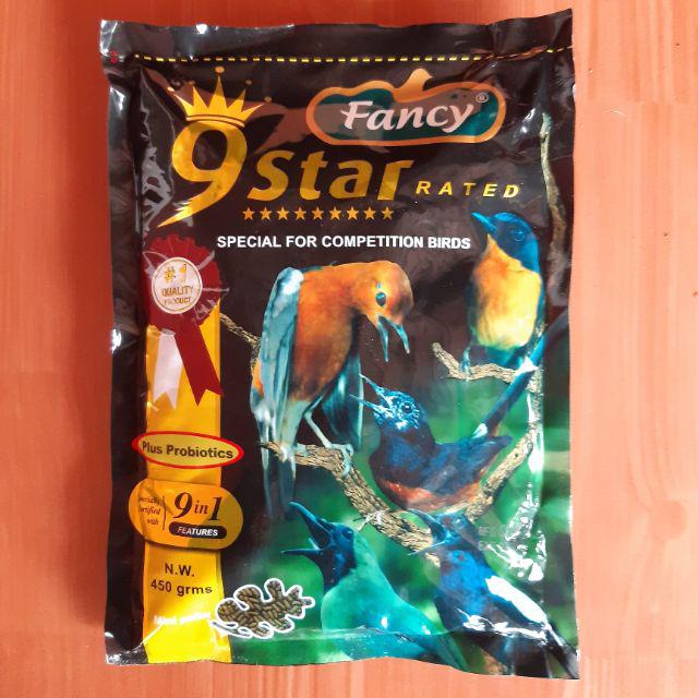 Fancy 9 Star Pakan Burung Anis Murai Voer Coklat Dan Hijau Rumput Laut Shopee Indonesia