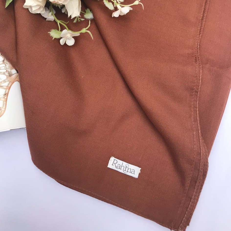 Basic Voal Ultrafine Premium Syari Jahit Tepi 140 X 140 Cm - Rahina Indonesia